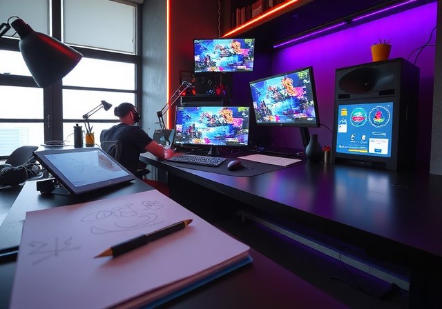 Design process for game design at Gamerunx