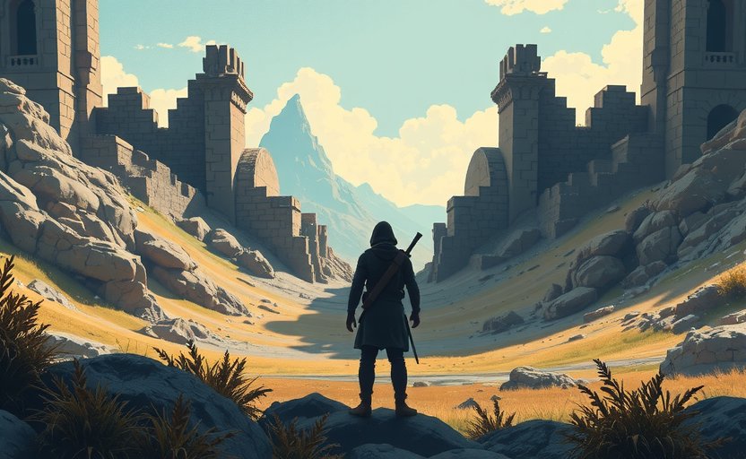 Pixel Frontier: Indie adventure game cover in pixel art style