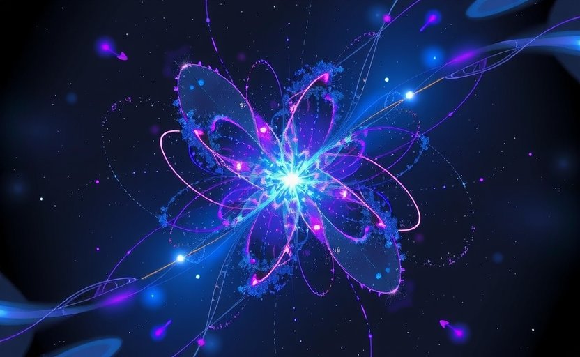 Quantum Wars: Futuristic strategy cover with quantum battles