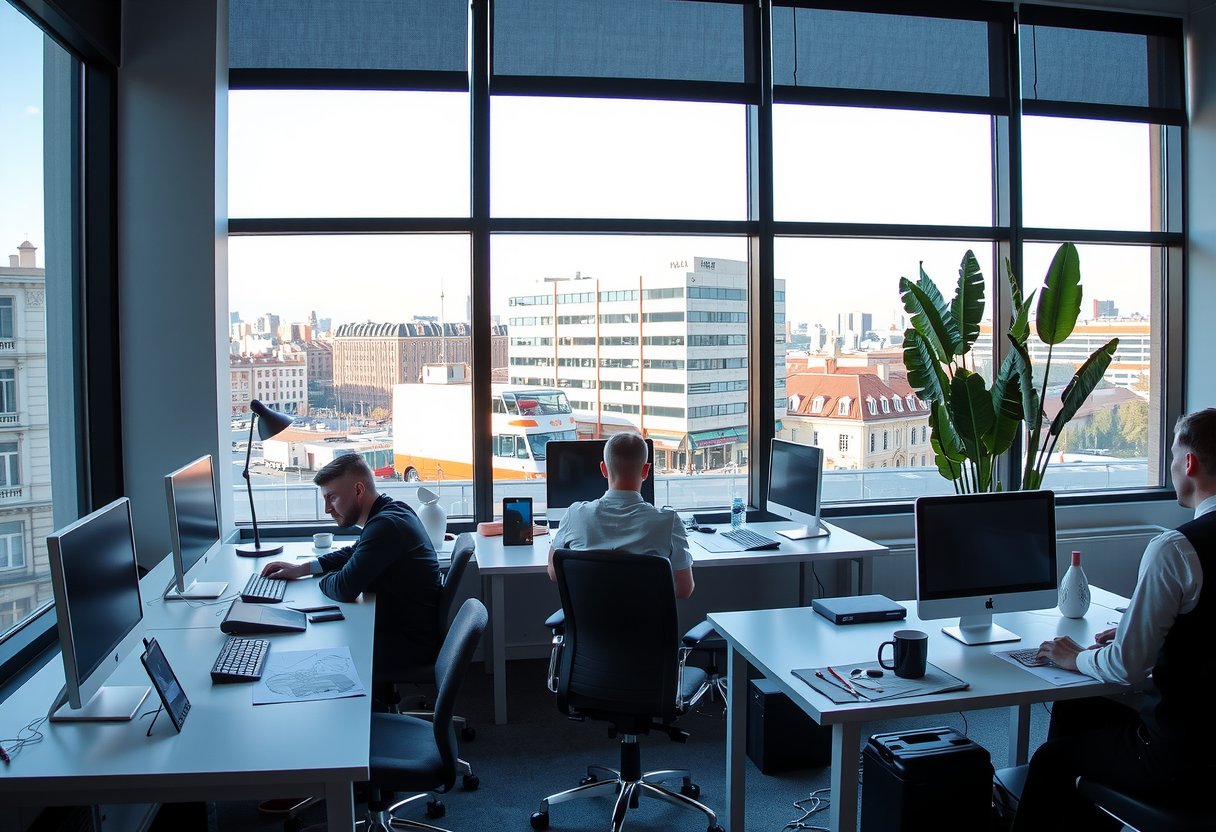 Interior of Gamerunx Studio in Madrid